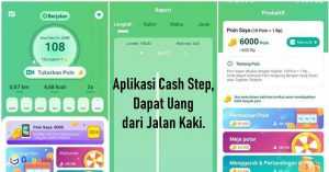 Aplikasi Cash Step, Dapat Uang dari Jalan Kaki. 