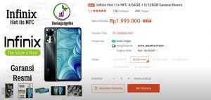 infinix hot 11s NFC